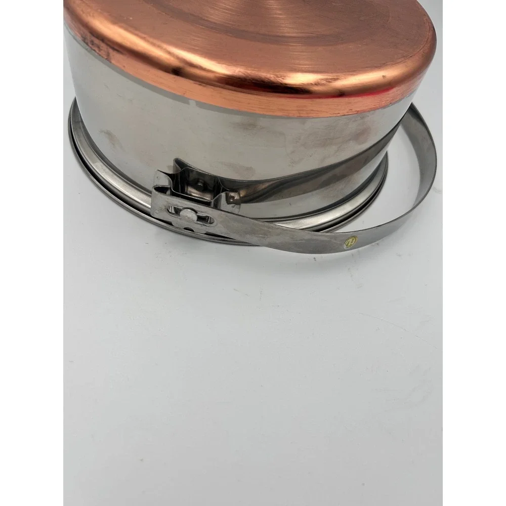 Stainless Steel Copper Bottom Stockpot with Swing Bail Handle 7.5 Inch Pot